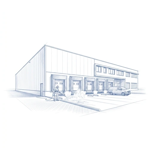 Logistieke gebouwen reinigen